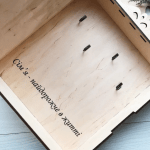 Large wooden key holder with original custom engraving - image-1